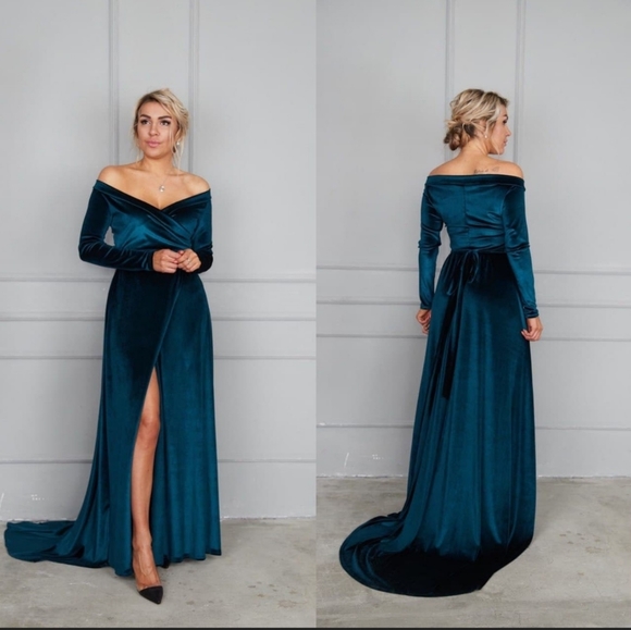 Long Satin Gown - Picture 1 of 1